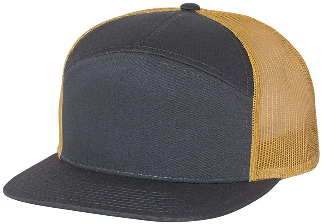 J05138 新品 Richardson × NEW ERA 帽子：7 1/2 Richardson 7 Panel Trucker Cap - Black for sale online | eBay